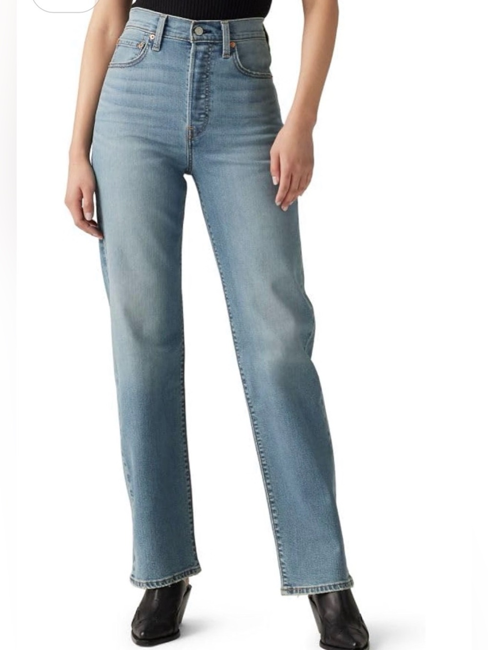 Levi's Women's Ribcage Straight Full Length Jeans Size 27 X 32
